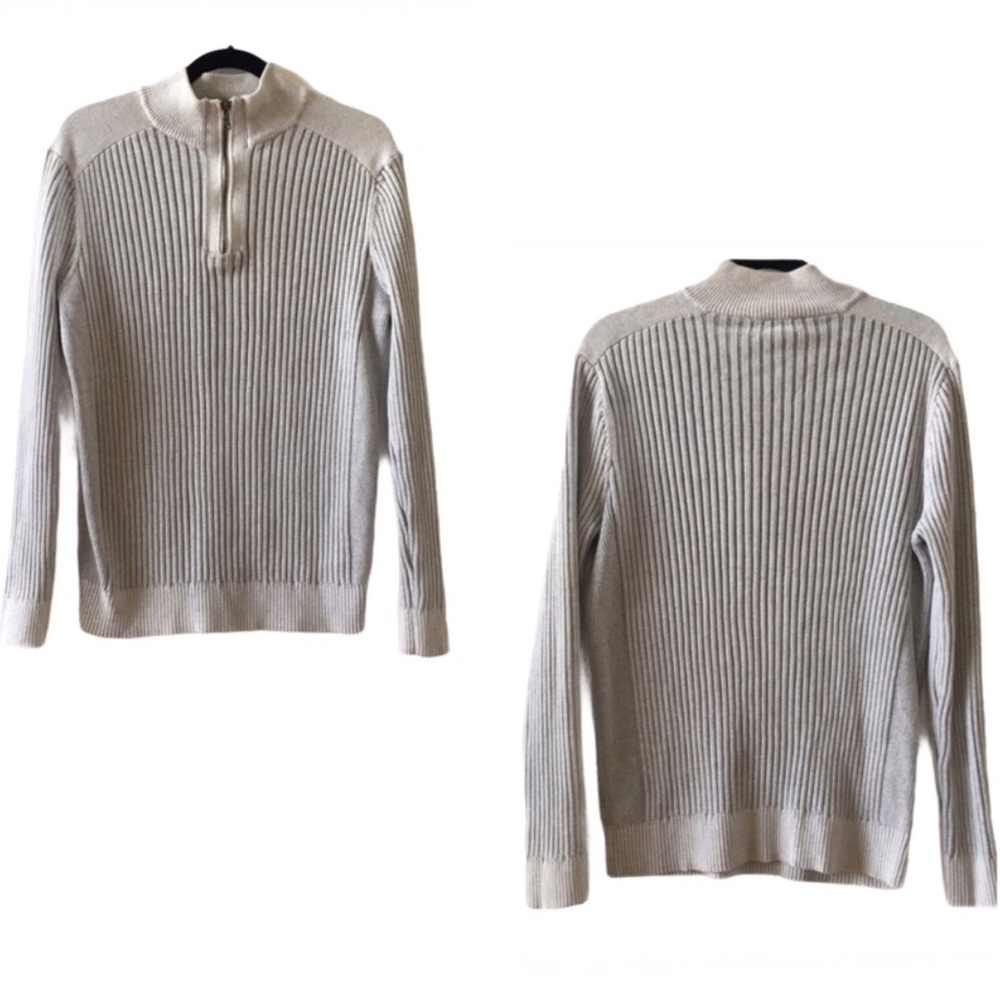 Express Cotton Ribbed Pullover Sweater, Euc - image 1